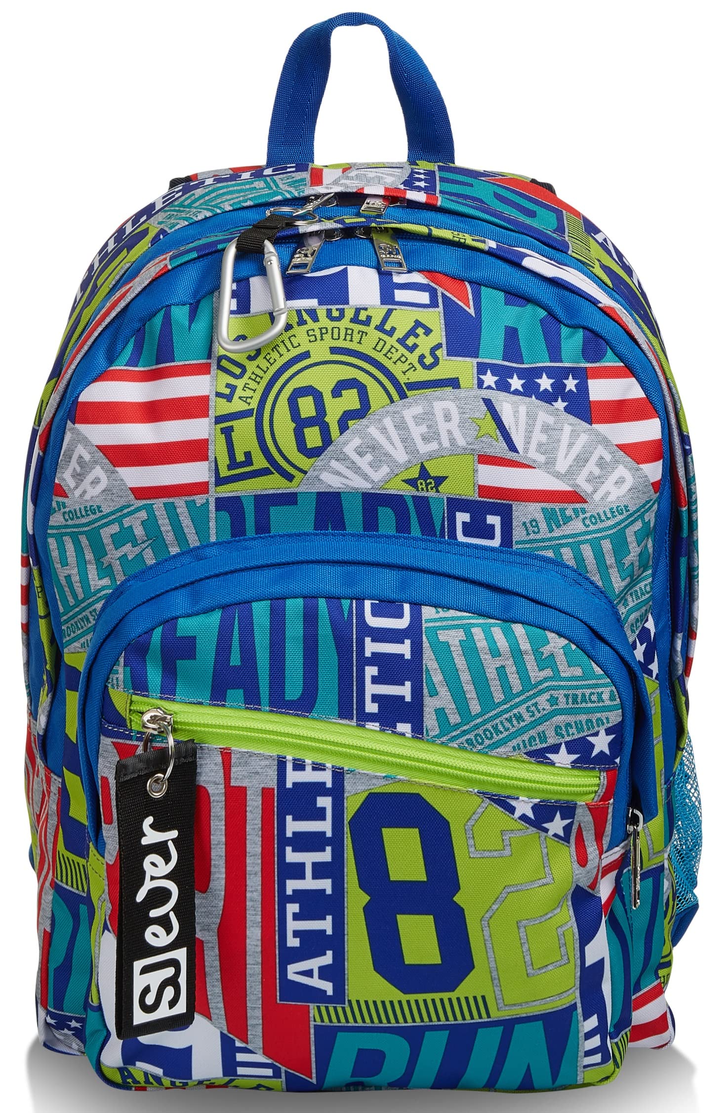 SJ GANG STYLE JAM Zaino Doppio Scomparto Per Bambini e Ragazzi da Viaggio e Scuola